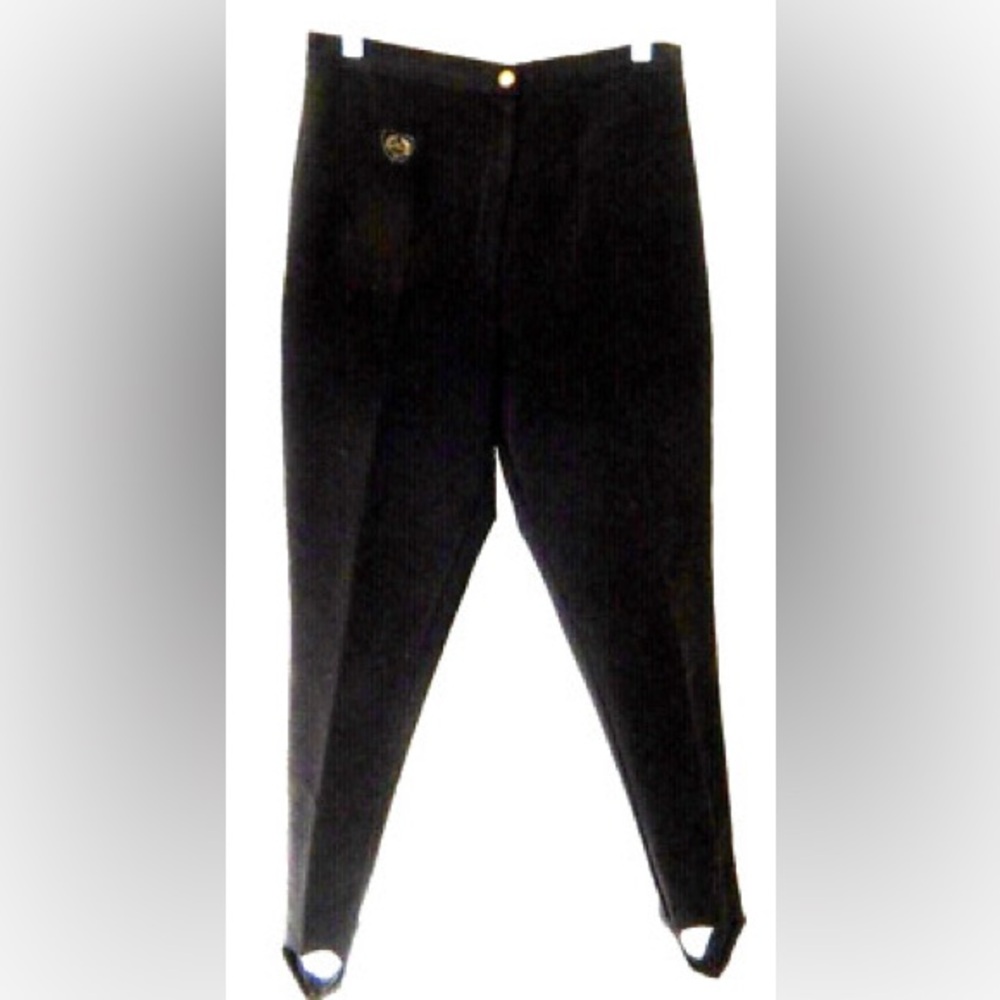 RAE GERSON Vintage Velvety Soft Stirrup Pants - rare Size 33
